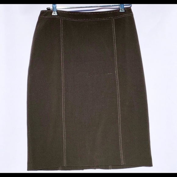 StudioPETITES Straight Black Lined Skirt Size 4 P - Picture 2 of 7